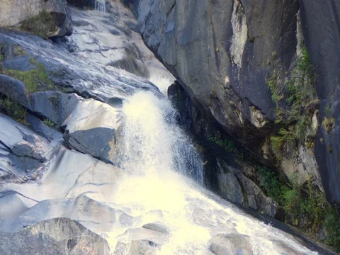 Shannon waterfall closeup Vancouver Canada Stock Footage 80509686