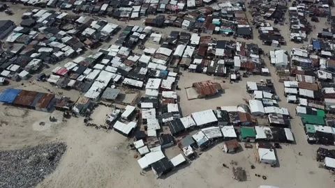 Shanti Town Stock Footage 162044290