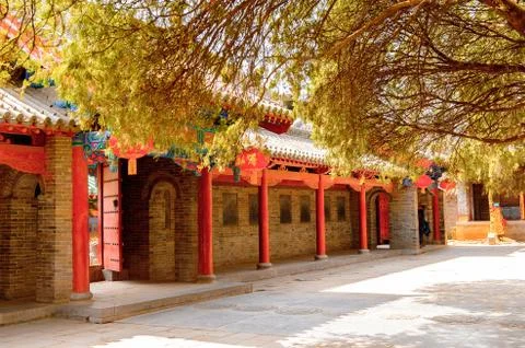 Shaolin Monastery (Shaolin Temple), a Zen Buddhist temple Stock Photos
