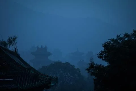 Shaolin temple in China Stock Photos
