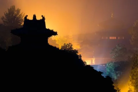 Shaolin temple in China Stock Photos