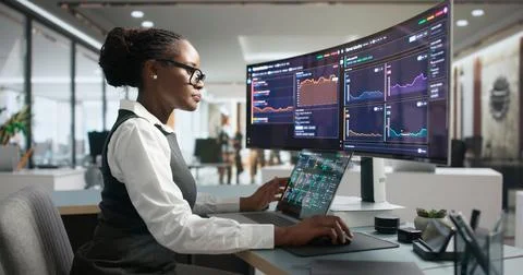{"shape": [4320, 8192, 3]} IT Engineer Monitors Real-time Network Uptime And  Stock Photos
