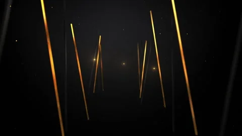 Shape and Lines golden abstract background line Stock Footage 201128377