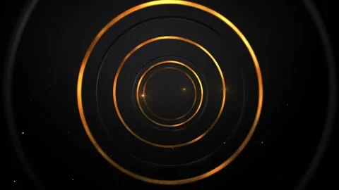 Shape and Lines golden abstract background circle Stock Footage 201128381