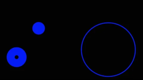 Shape animation circle spreading motion graphics 動画素材 157615200