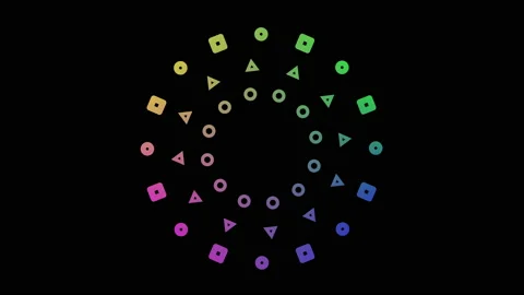 Shape Array Motion Stock Footage 149559294