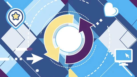 Shape backdrop on the global Internet Stock Footage 92535951