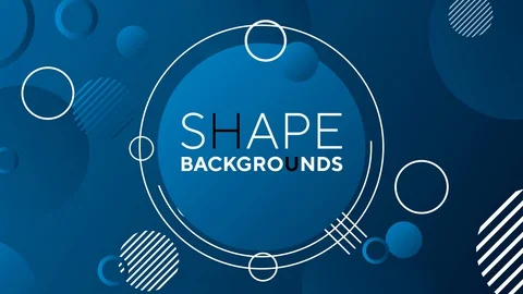 Shape backgrounds ~ After Effects Template #128304159