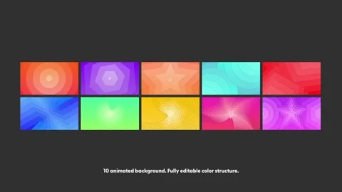 Shape Backgrounds Stockmateriaal After Effects