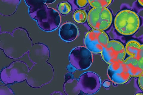Shape of bacterial cell: cocci, bacilli, spirilla bacteria Stock Illustration