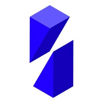 Shape block icon isometric vector. Kid game Illustrazione stock