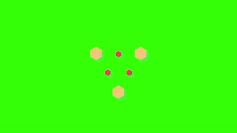 Shape - Bounce Green Screen Stock Video #4 Stockbeeldmateriaal 238668100