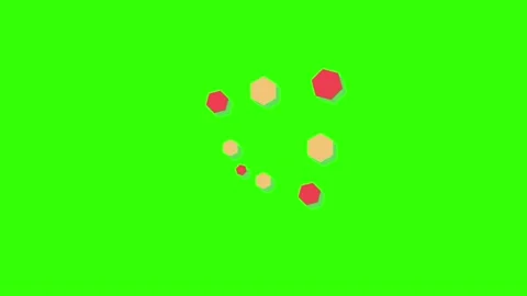 Shape - Bounce Green Screen Stock Video #27 Stock Footage 238668158