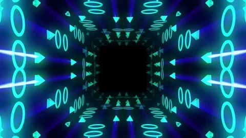 Shape Chamber Looping Animation Stock Footage 73648250