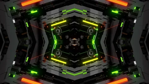 Shape changing tunnel Stock Footage 225949936