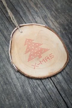 Shape of a Christmas tree Stock Photos