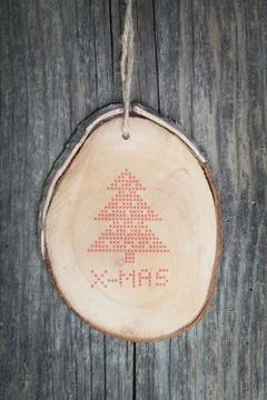 Shape of a Christmas tree Stock Photos