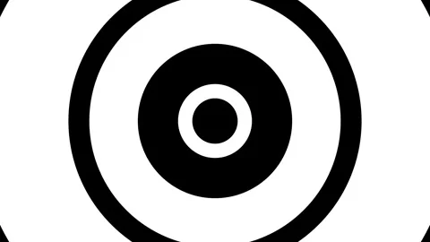 Shape circles transition black and white openers 4K Stock Footage 257656205