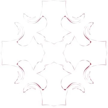 Shape Clean Abstract Rounded Shapes for Branding and Web Design Stock Illustration