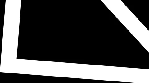 Shape corners  transition black and white openers 4K Stock Footage 257656165