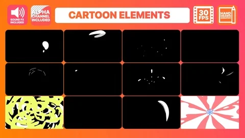 Shape Elements And Titles After Effects素材