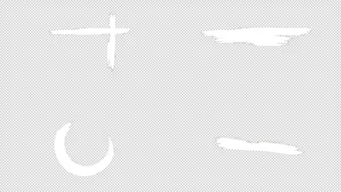 Shape Elements Pack Motion Graphics Stock Footage 241483511