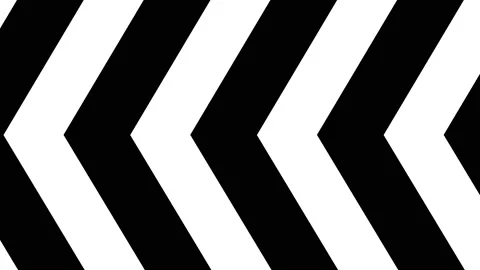 Shape flat seamless black white looped background Stock Footage 172549395