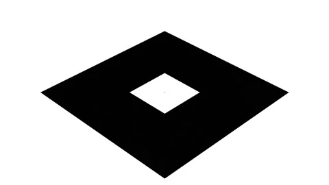 Shape flat seamless black white looped background Stock Footage 187138540