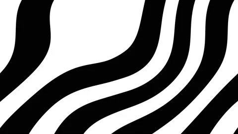 Shape flat seamless black white looped background Stock Footage 187140366