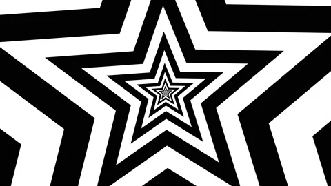 Shape flat seamless black white looped background Stock Footage 187145215