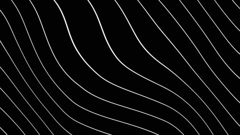 Shape flat seamless black white looped background Stock Footage 187145509