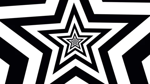 Shape flat seamless black white looped background Stock Footage 187145944