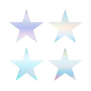 Shape gradient star in blue. Beautiful element for postcards, discounts, your Illustrazione stock