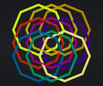 Shape graphic design Illustrazione stock