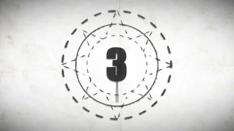Shape Grunge Countdown Stock Footage 32900284