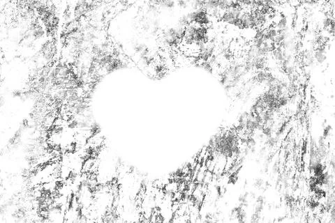 Shape heart in grunge texture background. Stock Illustration