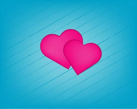 Shape of Heart Love Abstract Vector Background Stock Illustration