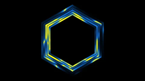 Shape Hexagon 2 Stock Footage 293931752
