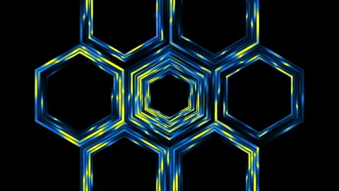 Shape Hexagon 3 Stock-Footage 293931788