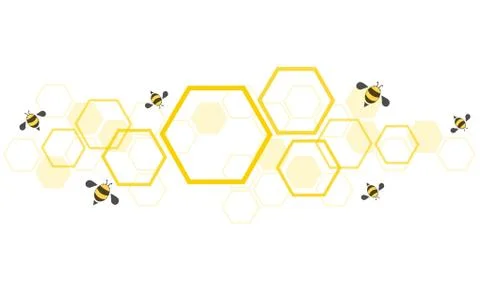 The shape of hexagon concept design abstract technology background Stock Illustration