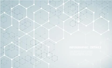 The shape of hexagon concept design abstract technology background イラスト素材