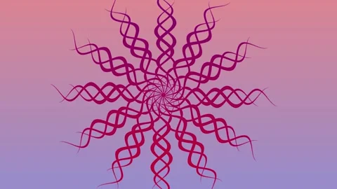 Shape Illusion Background Moving Shape Consisting of Solid Purple Stock Footage 185985742