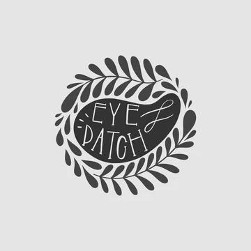 Shape logo design.Hand drawn graphic abstract.Element isolated in white Illustrazione stock