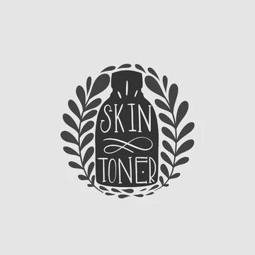 Shape logo design.Hand drawn graphic abstract.Element isolated in white Stock Illustration