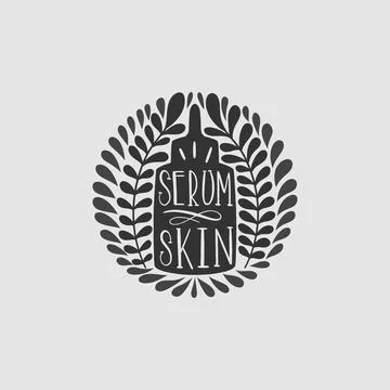 Shape logo design.Hand drawn graphic abstract.Element isolated in white Stock Illustration