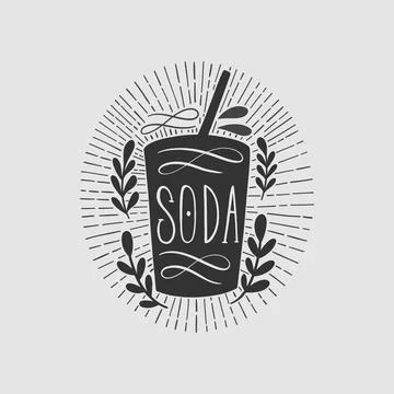 Shape logo design.Hand drawn graphic abstract.Element isolated in white Stock Illustration