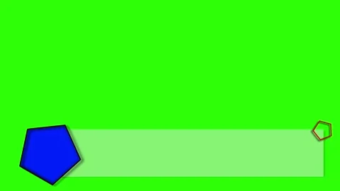 Shape with lower third motion Stock Footage 163242777