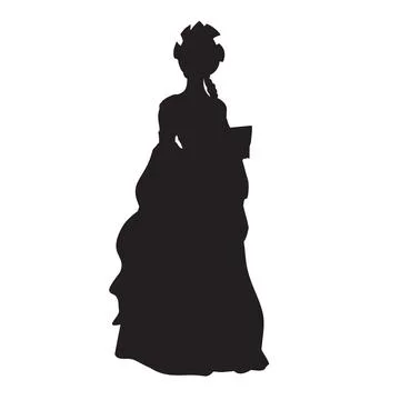 Shape of Mistress of the Copper Mountain with a Malachite Box. Stock Illustration