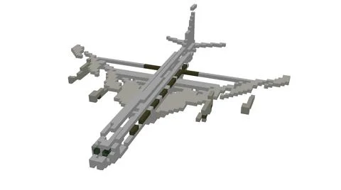 Shape morphing - dynamic voxels 3D illustration イラスト素材