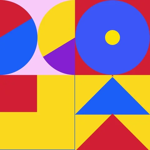 Shape motion graphic Stock Footage 274201328